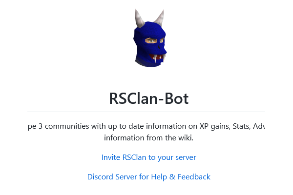 RSClan Discord Bot
